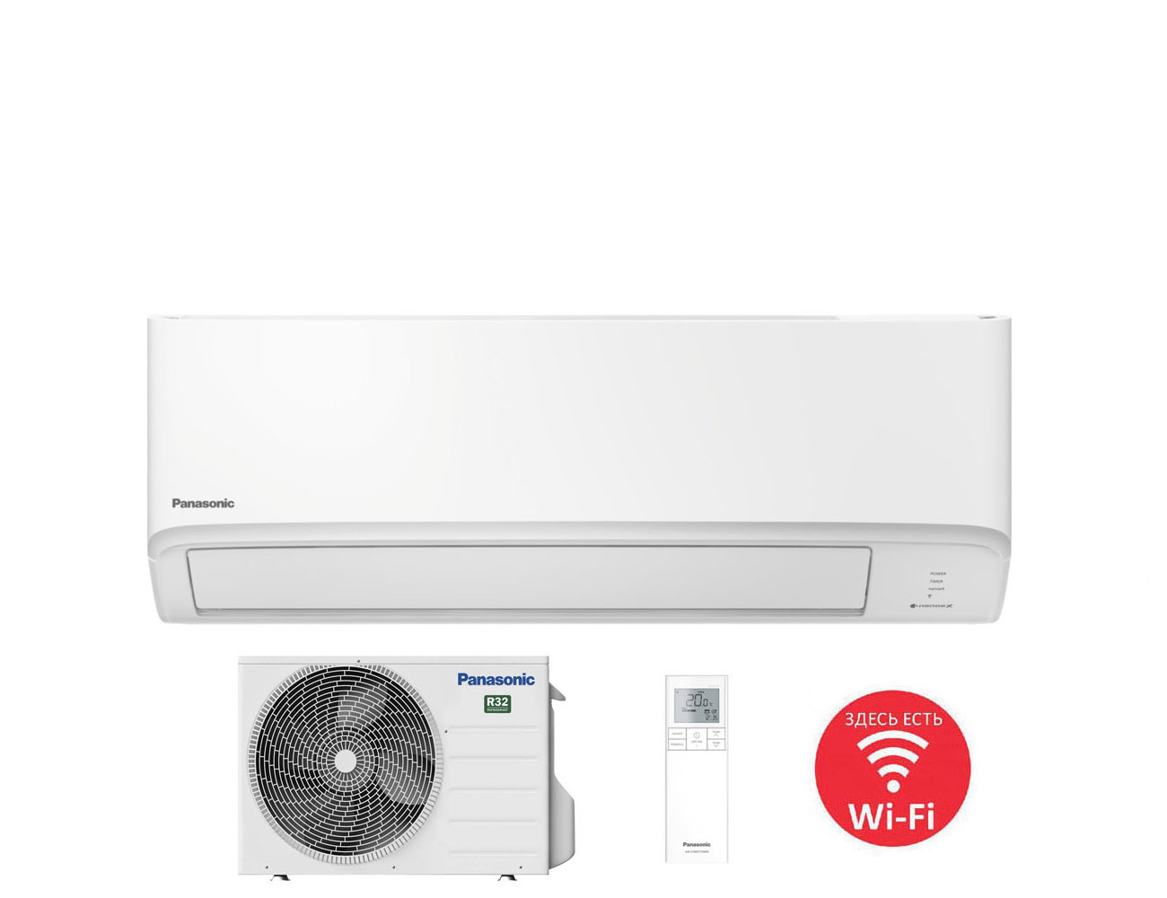 Panasonic CS-TZ25ZKEW/CU-TZ25ZKE Super-Compact Inverter